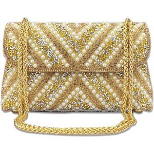 Sparkling Rhinestone Clutch Purse - Elegant Evening Bag for Parties & Weddings